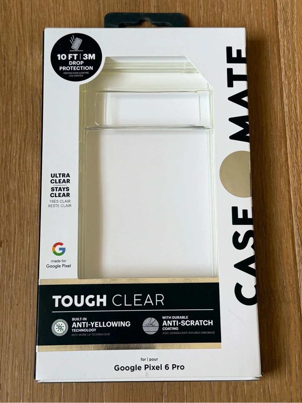 New Case-mate Tough Clear transparent Case for Google Pixel 6 Pro phone case